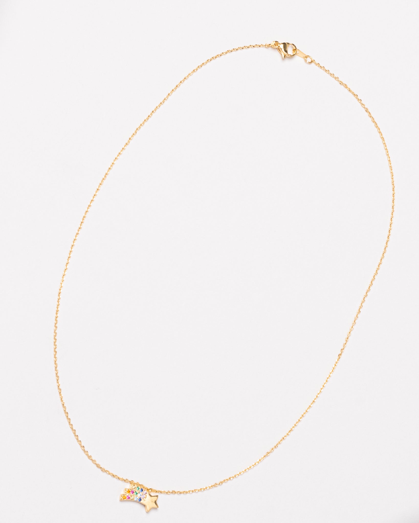 18K Plated Shooting Star Necklace
