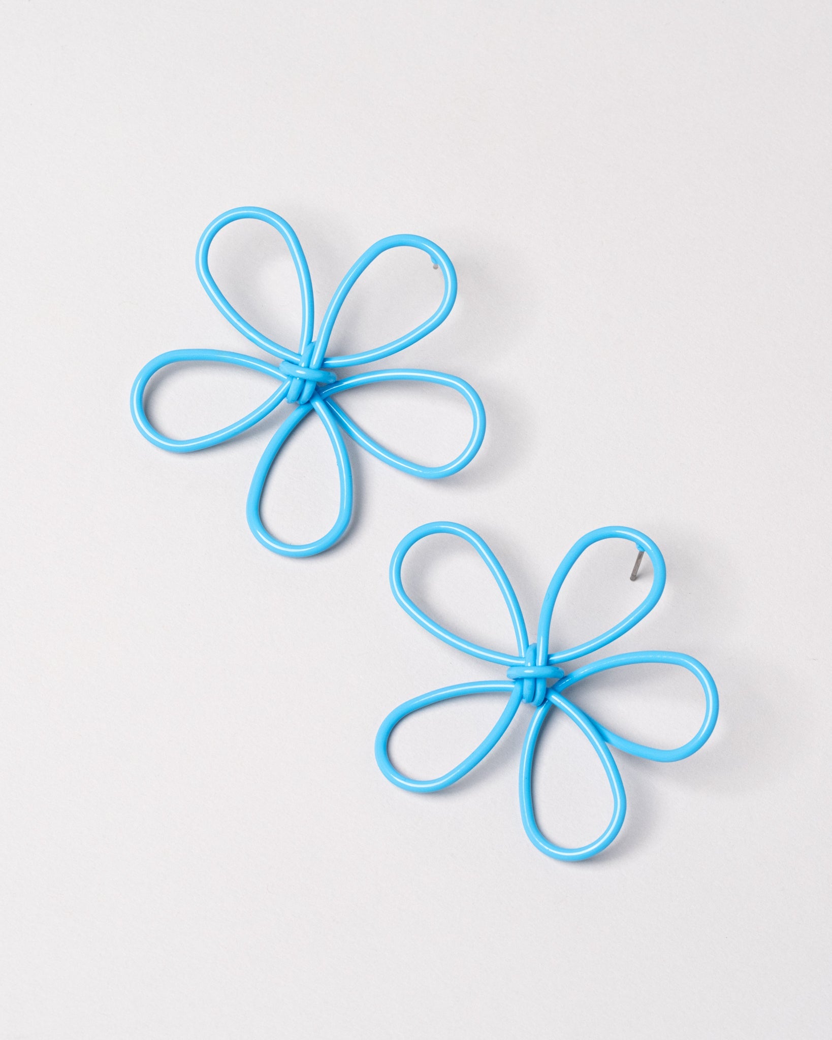 Wire Flower Earring