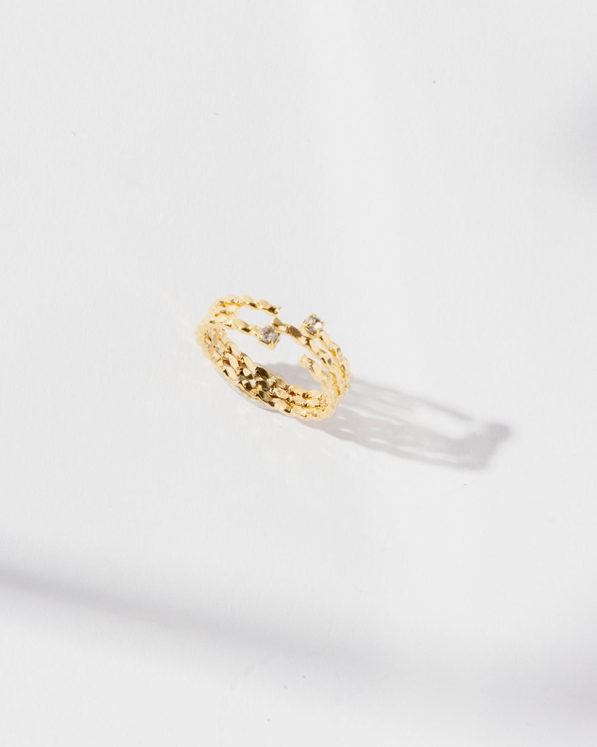 16K Plated East Ring