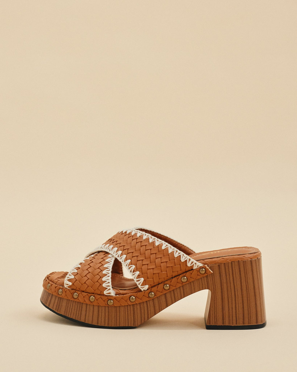 Woven Cross Heel