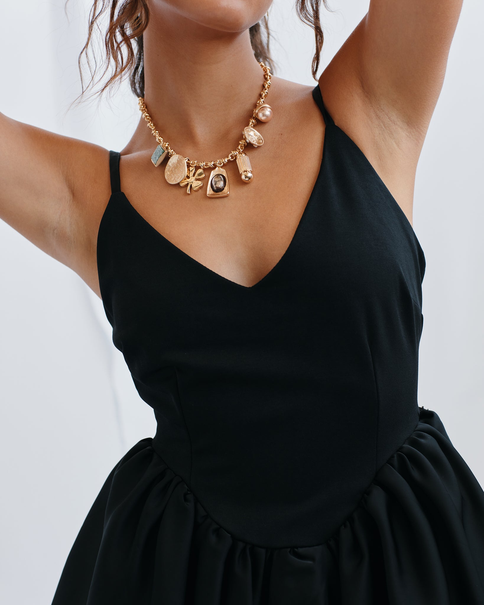 18K Plated Cinema Necklace