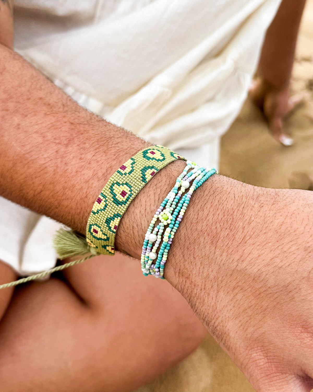 Pastels Beaded Bracelets
