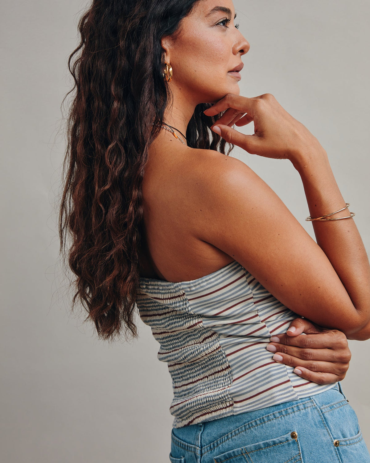 Arenas Strapless Top