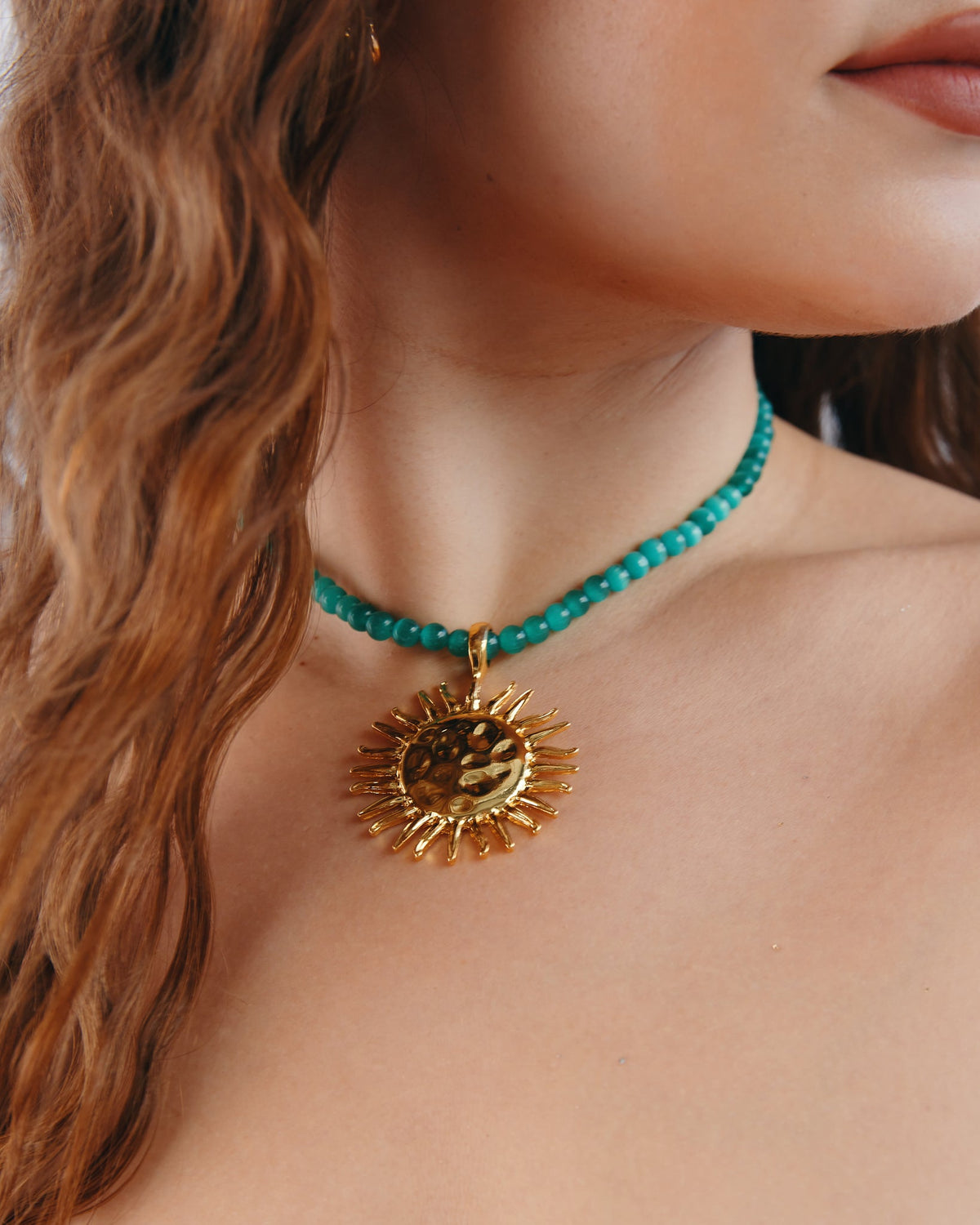 16K Plated Sunny Necklace