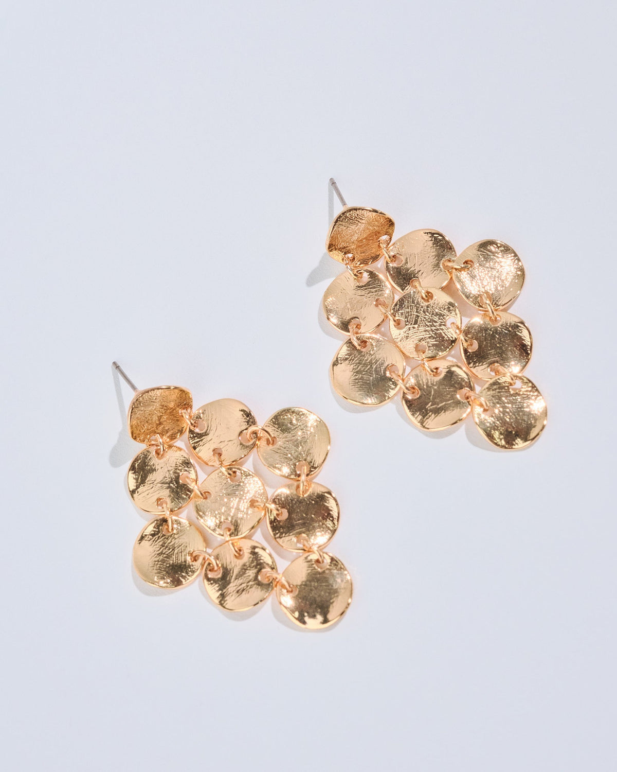 18K Plated Chainmail Earrings