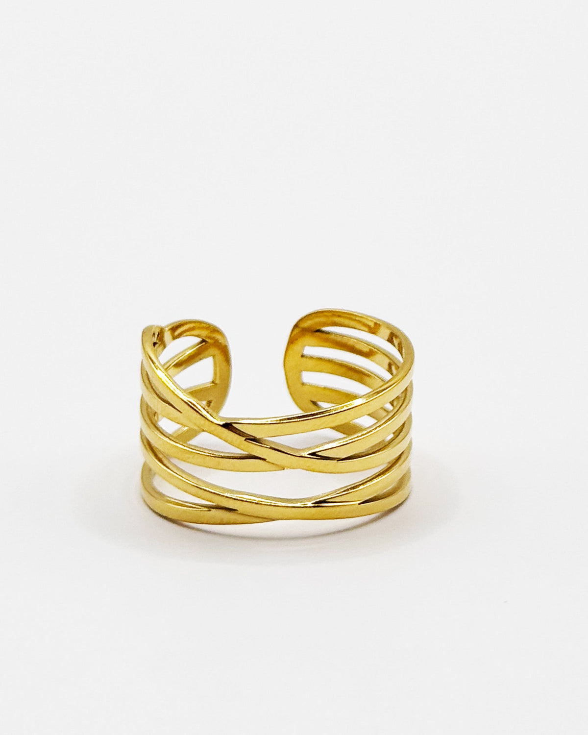 18K Plated Rich Ring