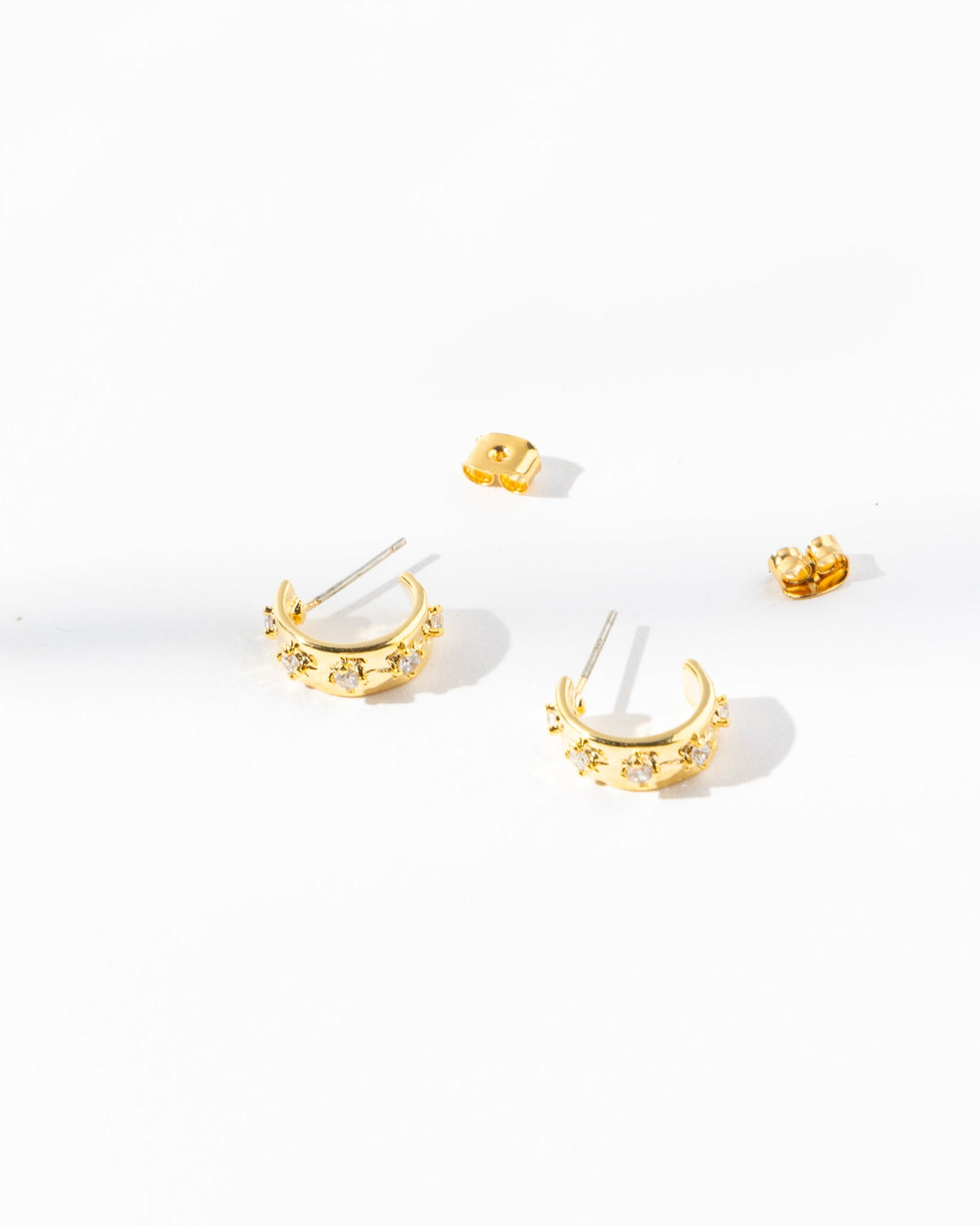18K Plated Gabriel Earrings