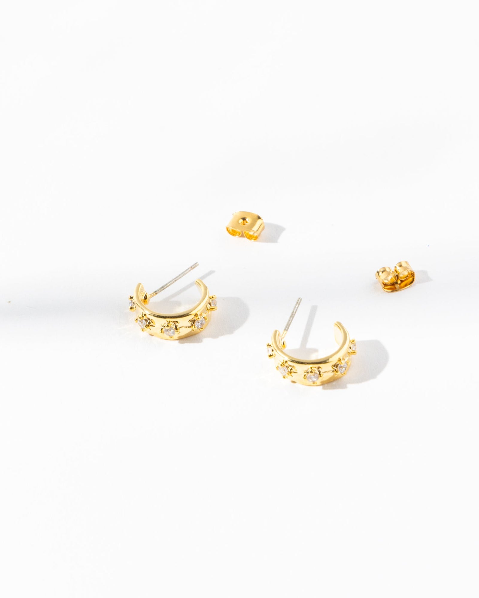 18K Plated Gabriel Earrings