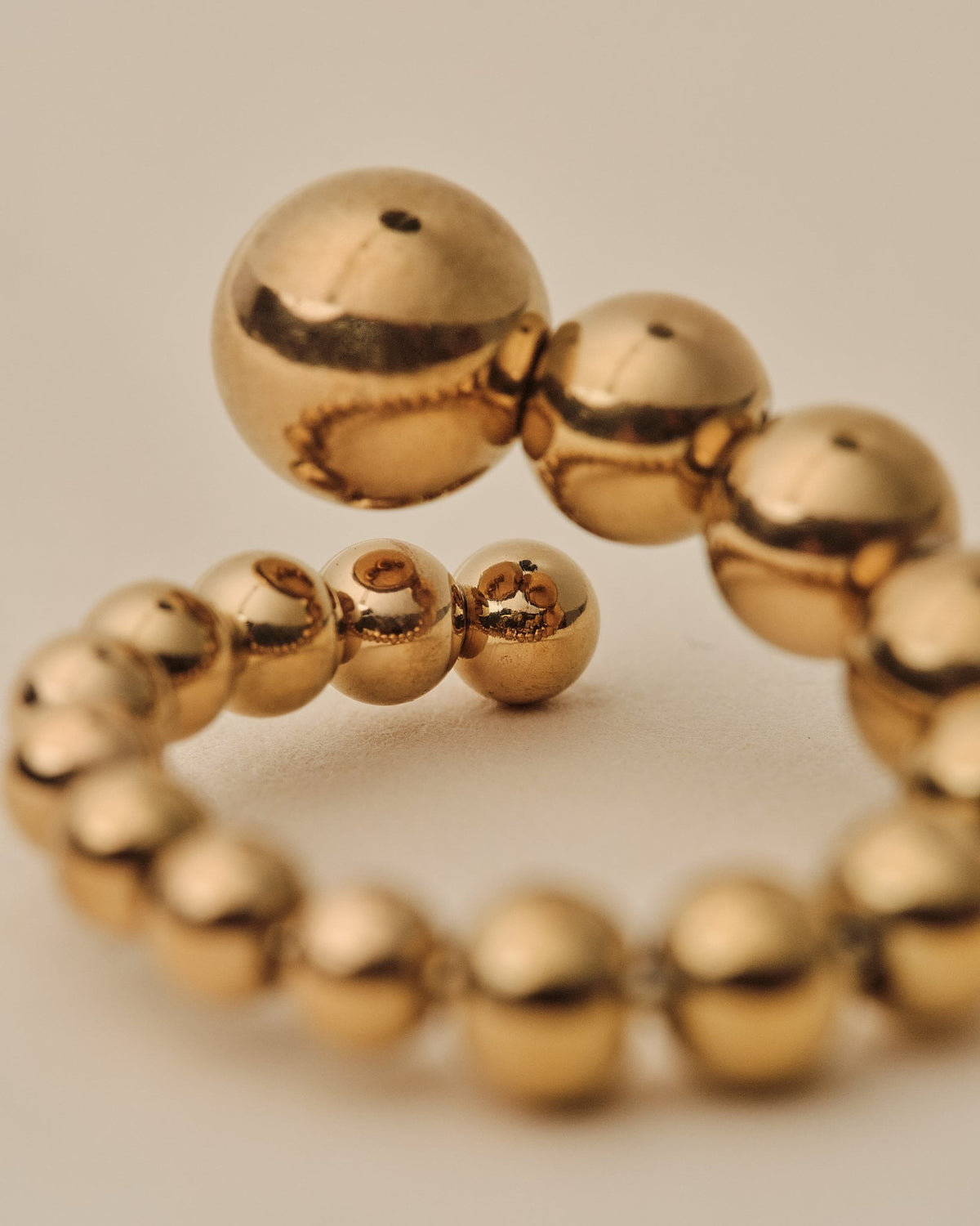18K Plated Dotted Ring