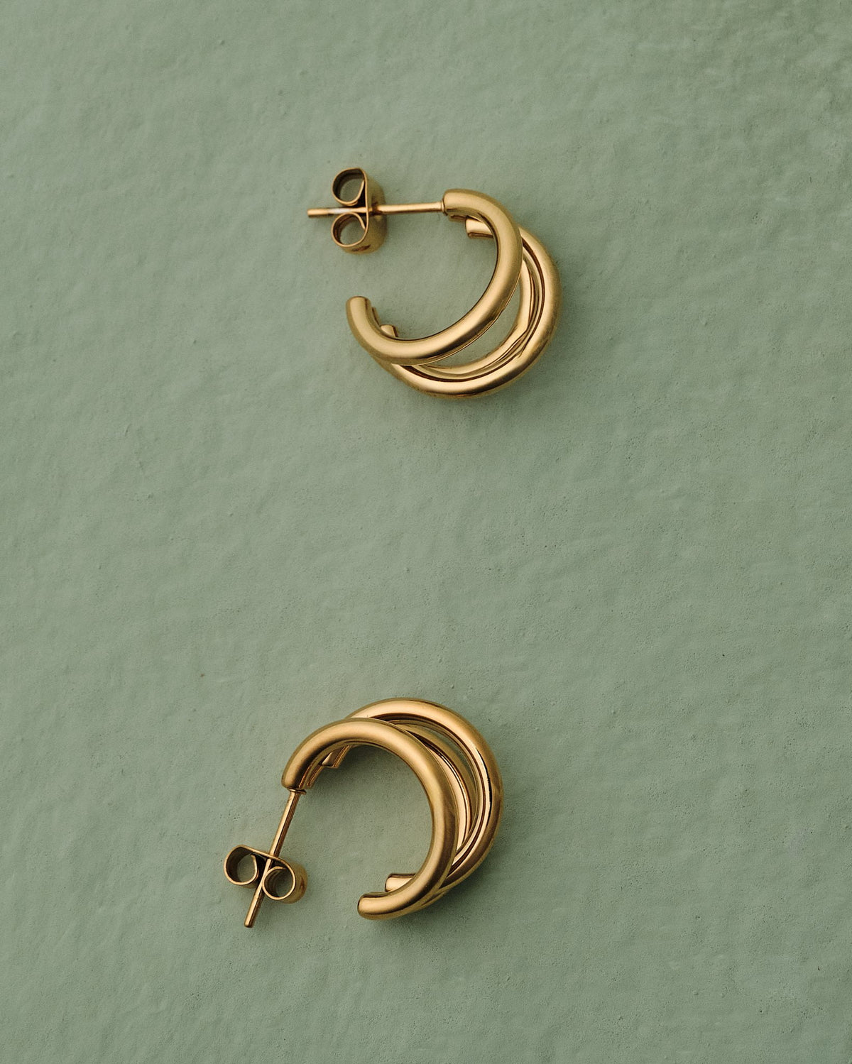 18K Plated Mini Cerik Earrings