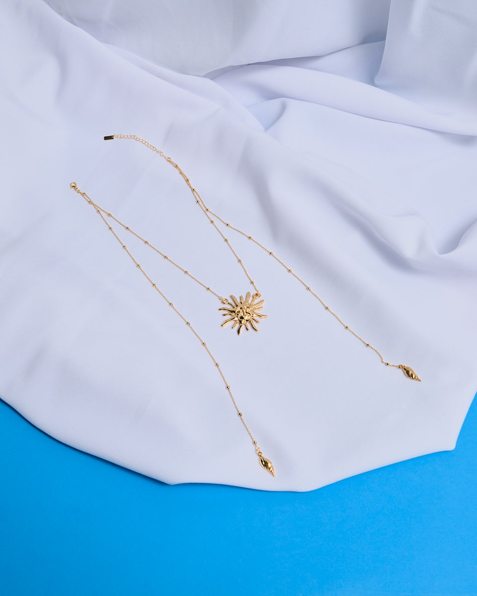 16K Plated Astral Necklace