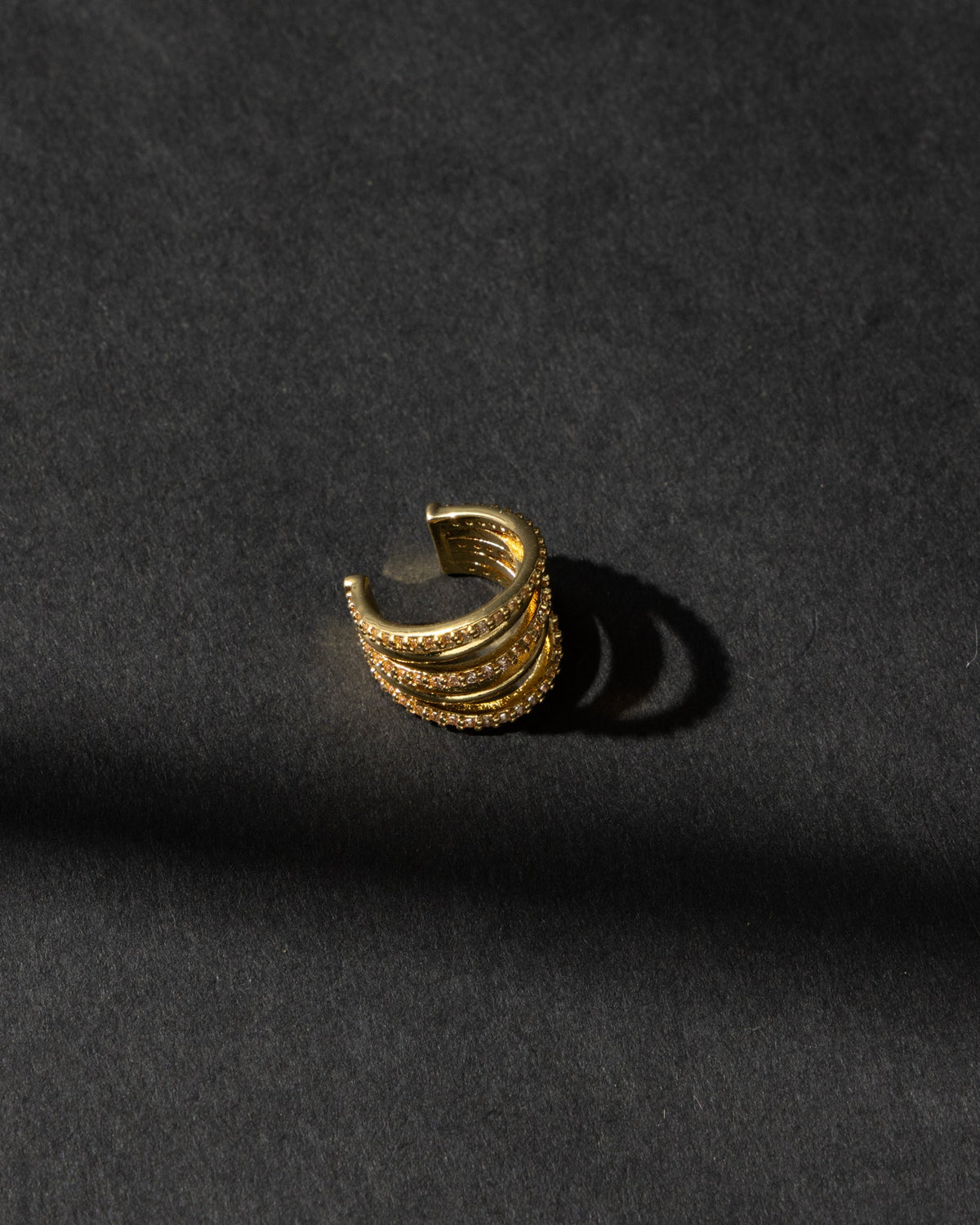 16K Plated Tearz Earcuff