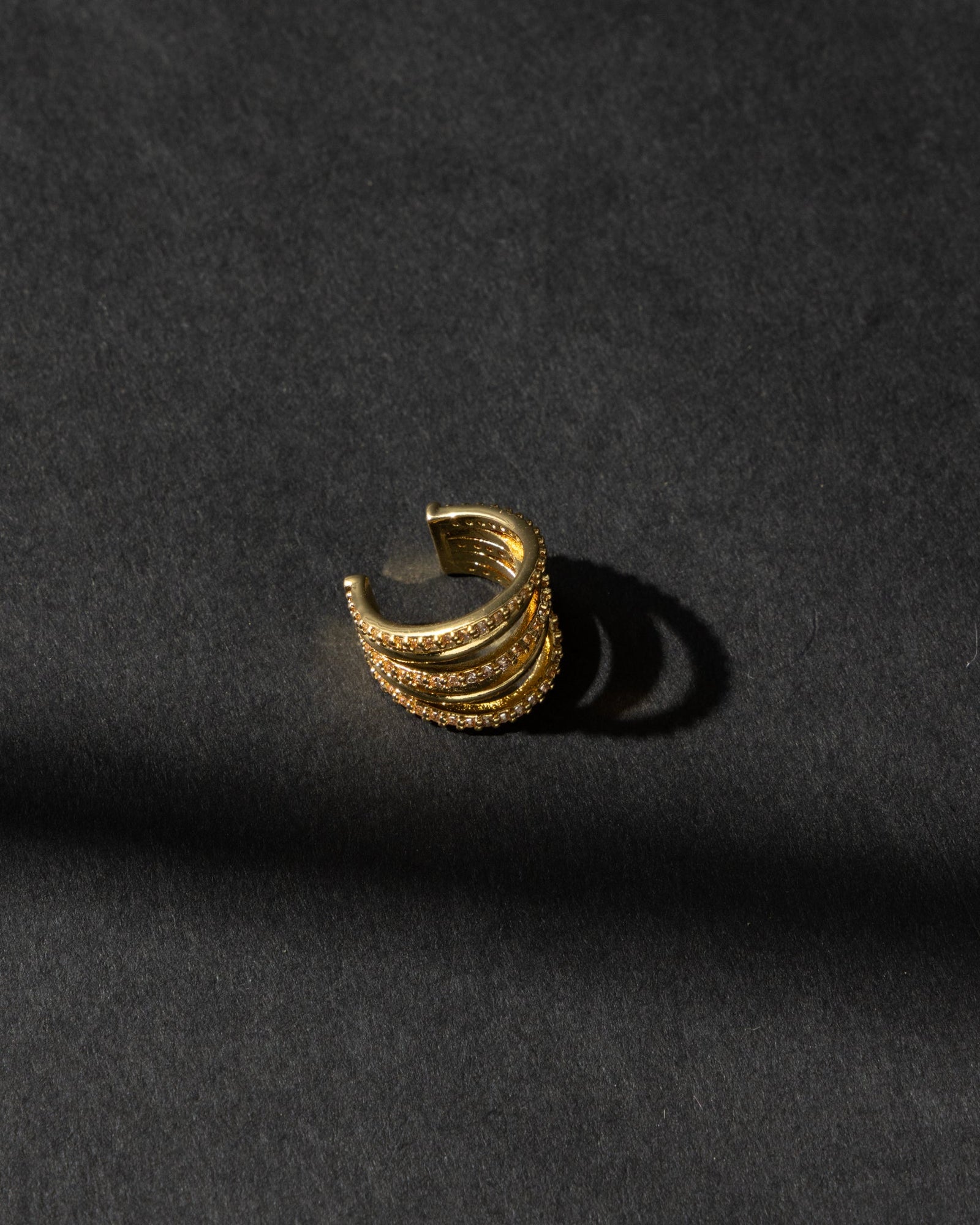16K Plated Tearz Earcuff