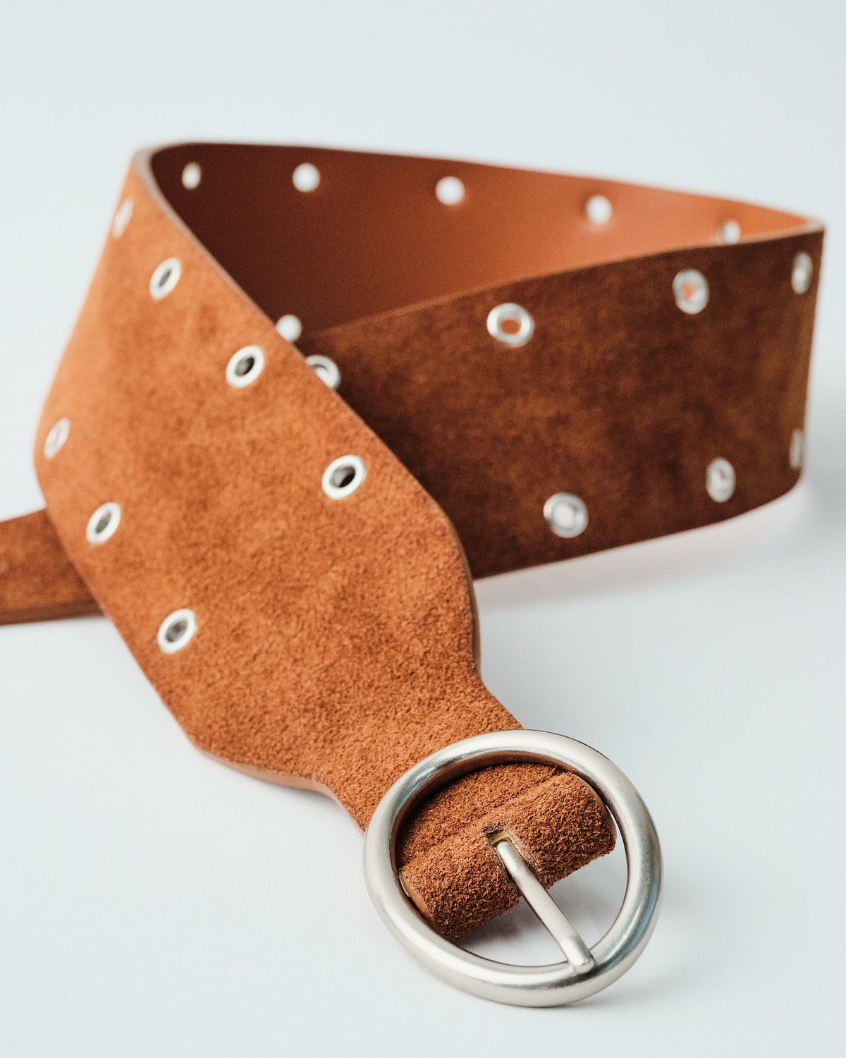 Wide Suede Belt