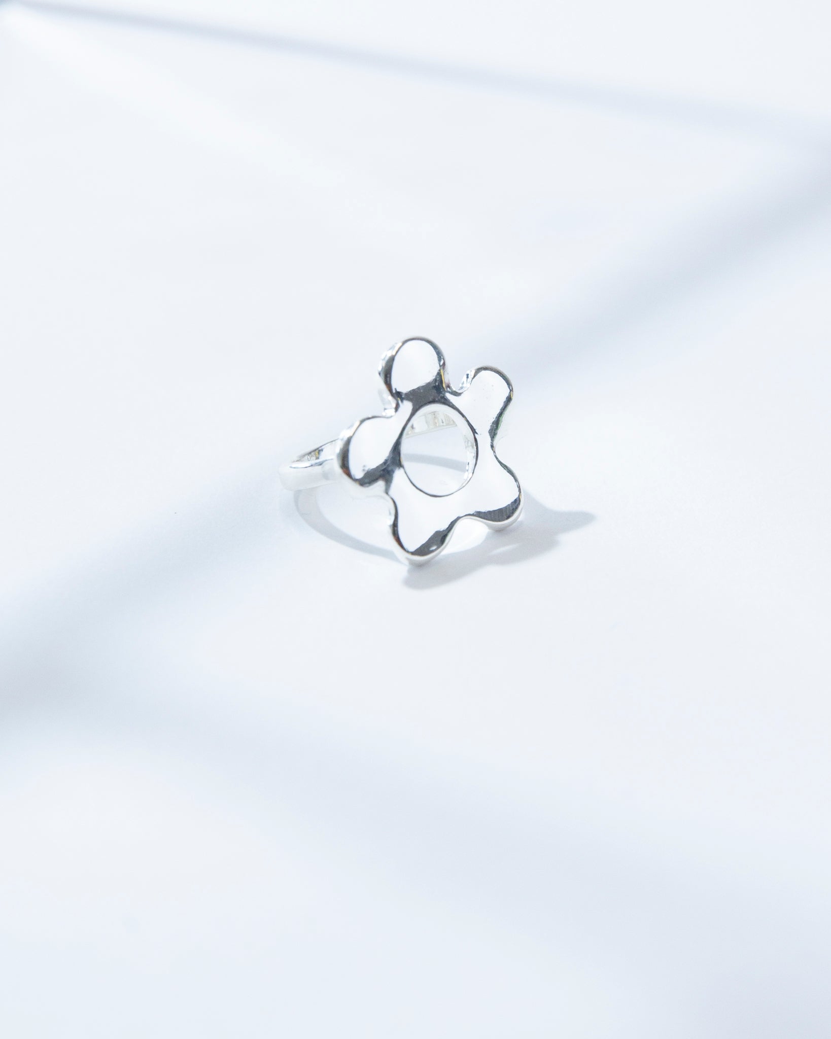 Silver Flower Ring