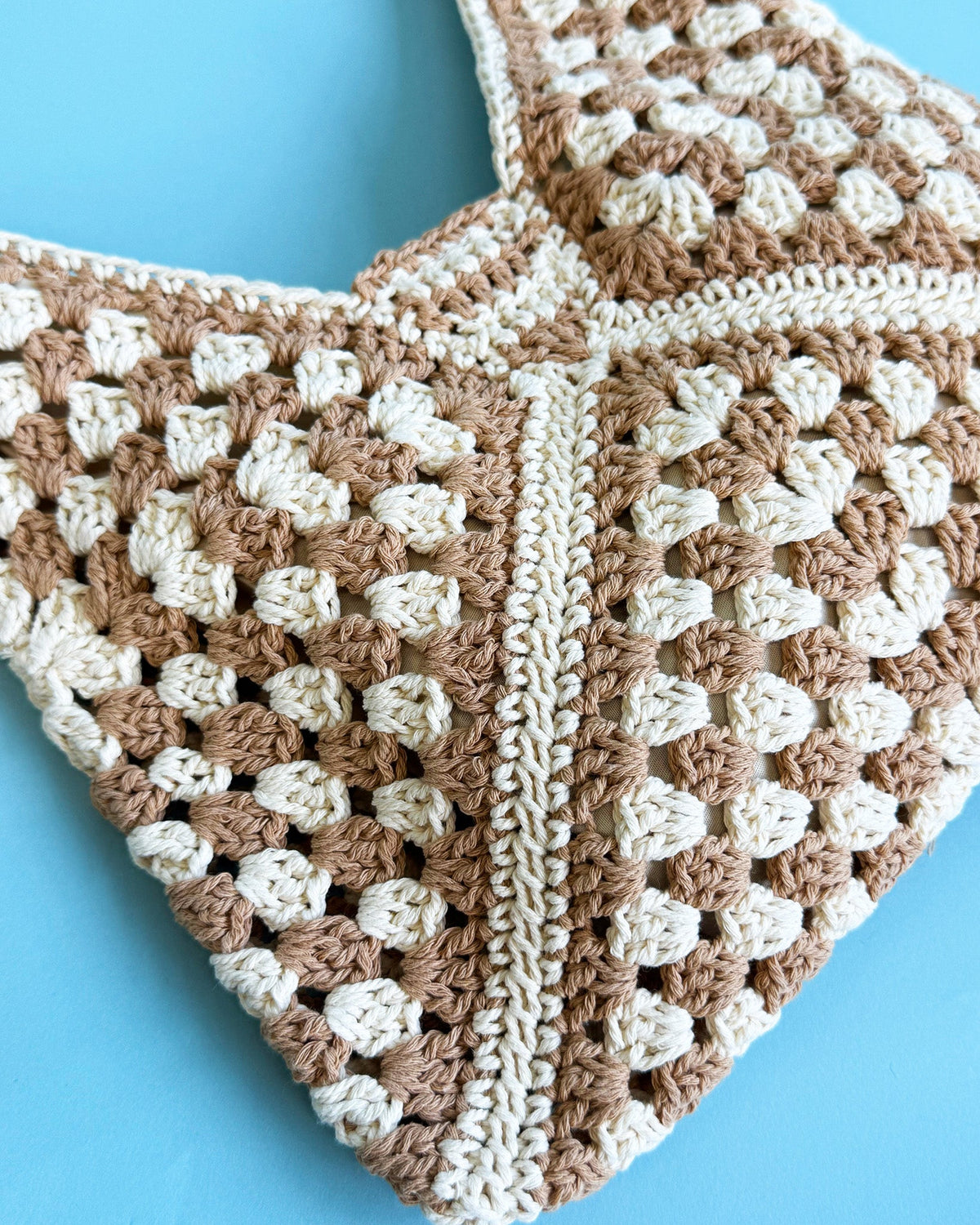 Crochet Contrast Purse