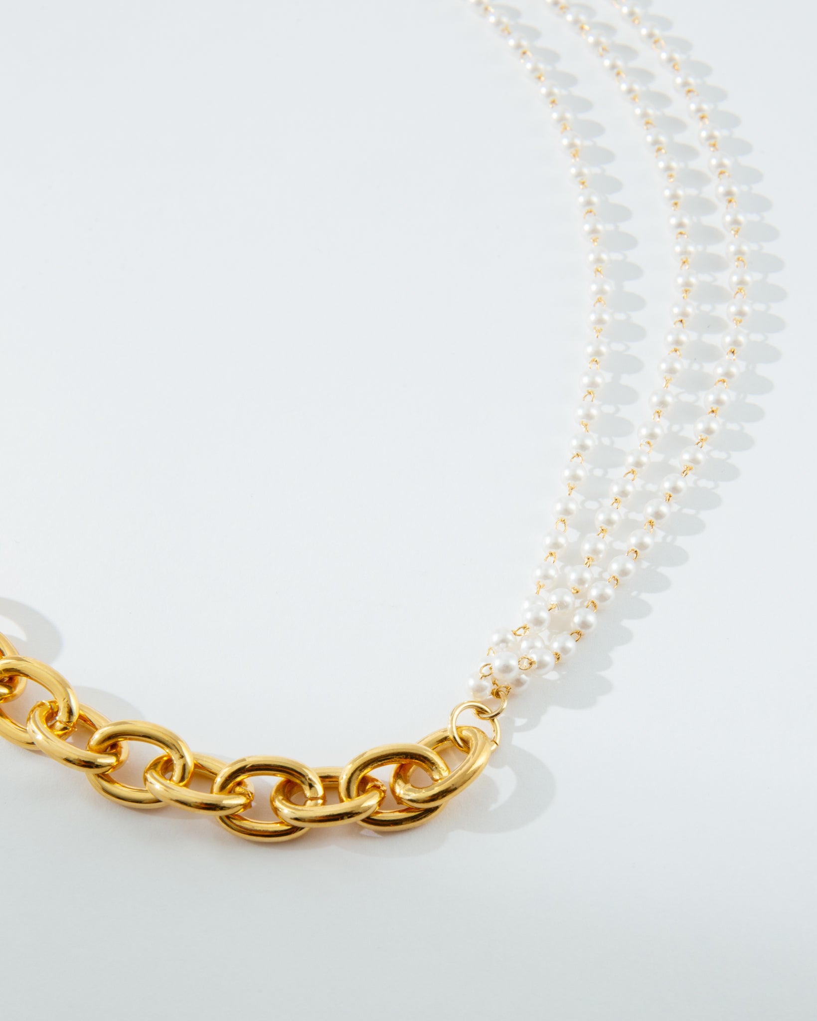 18K Plated Lucca Pearl Necklace