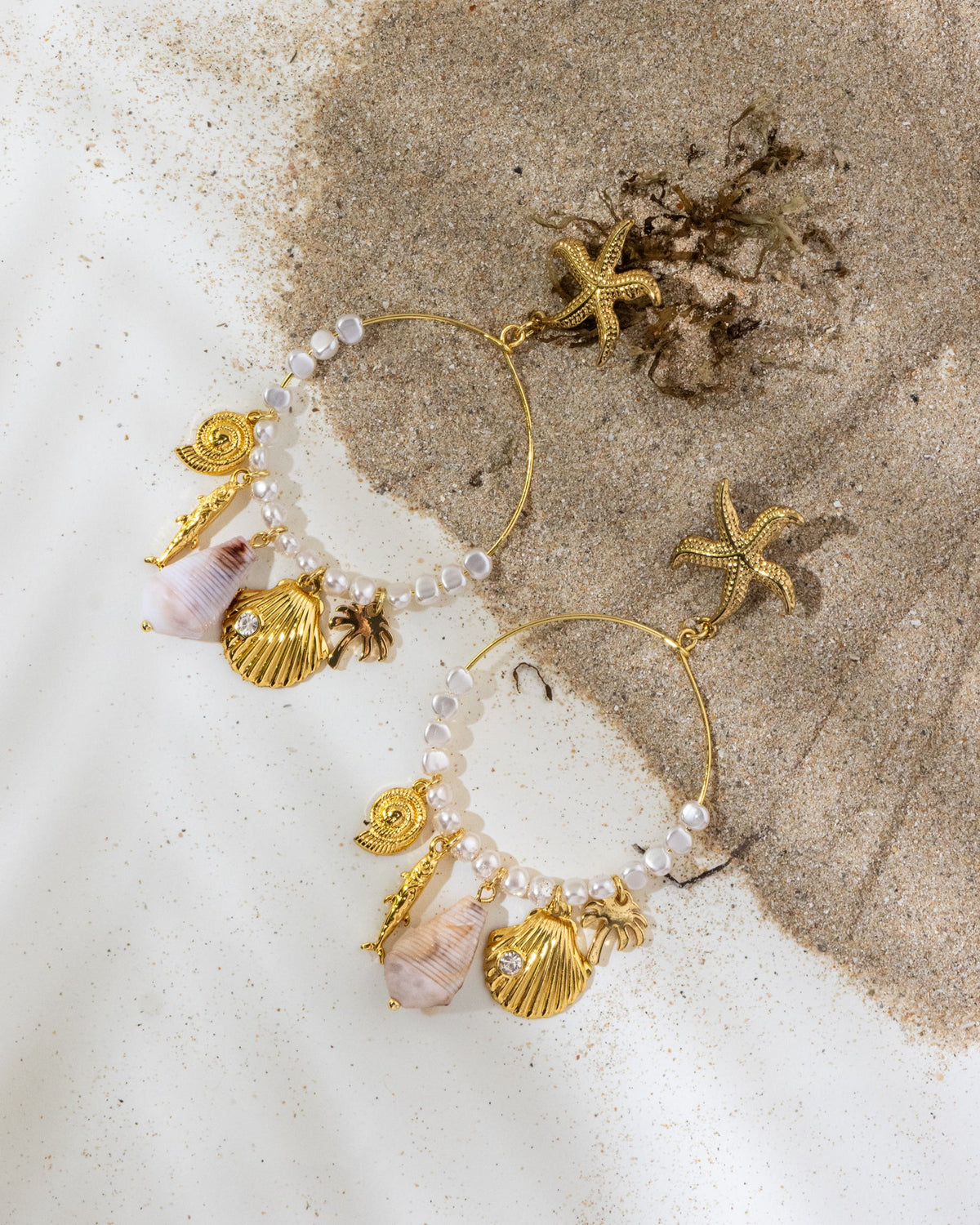 16K Plated La Mar Earrings