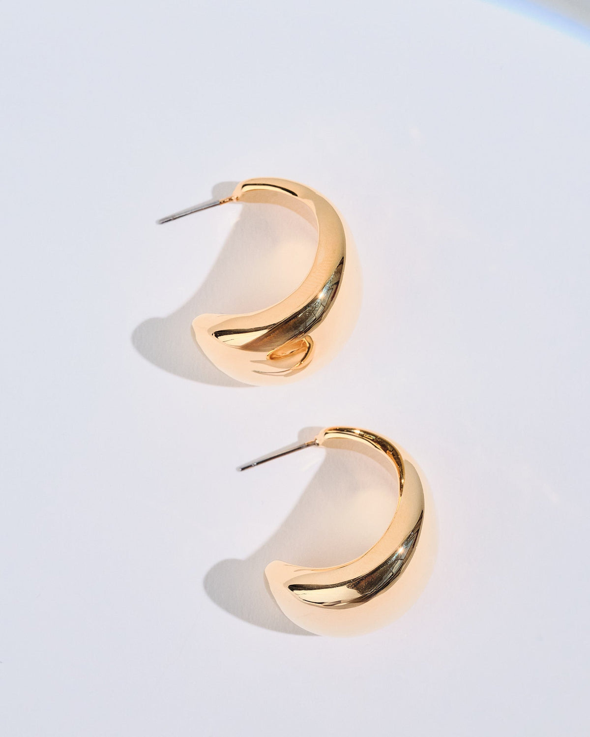 18K Plated Chicago Earrings