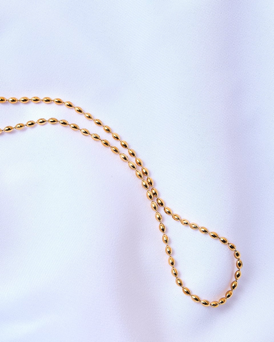 18K Plated Beanie Necklace