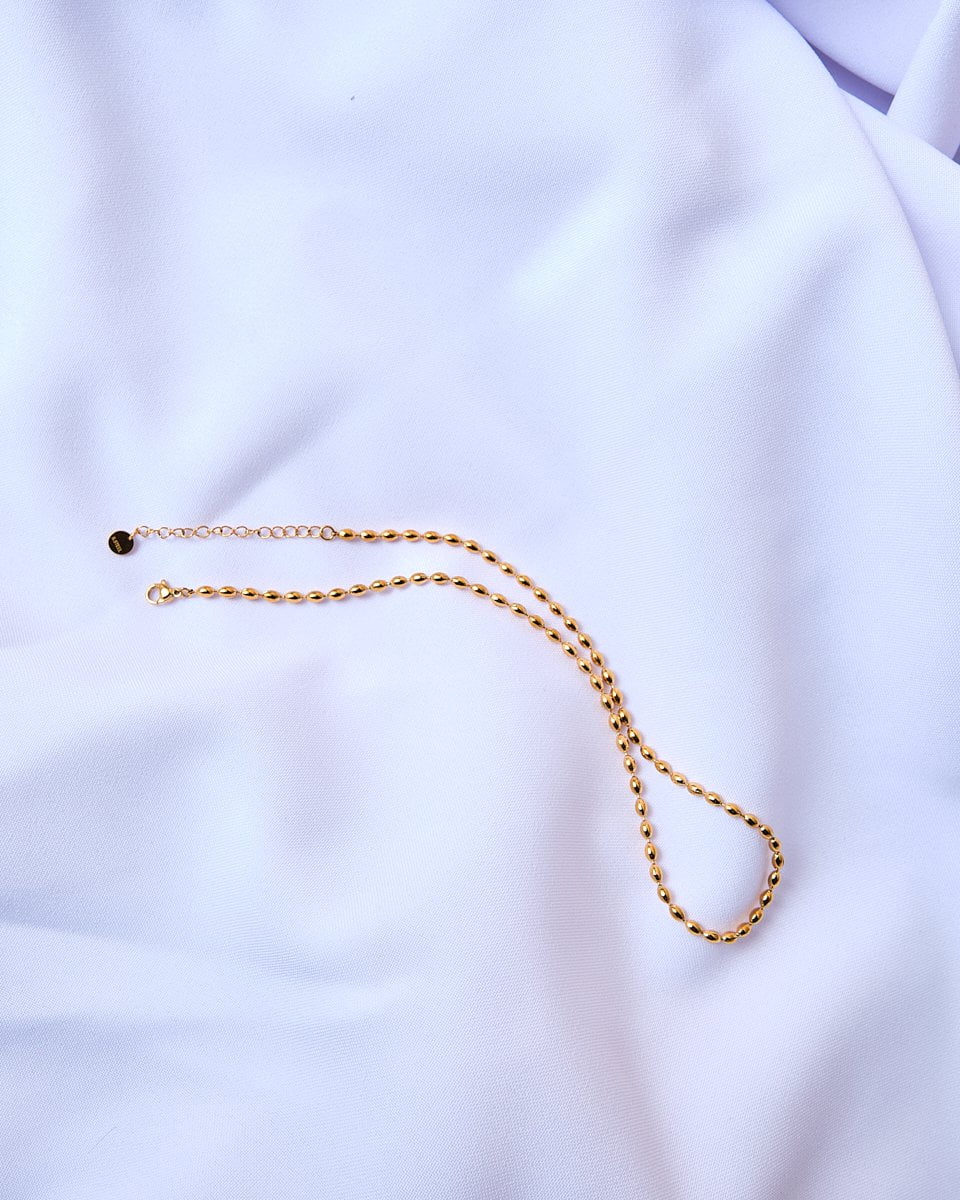 18K Plated Beanie Necklace