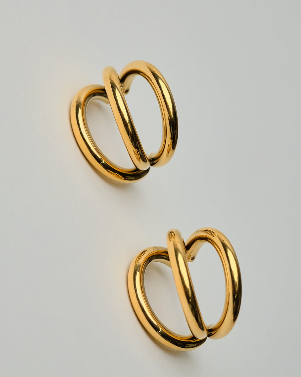 18K Plated Cerik Earrings