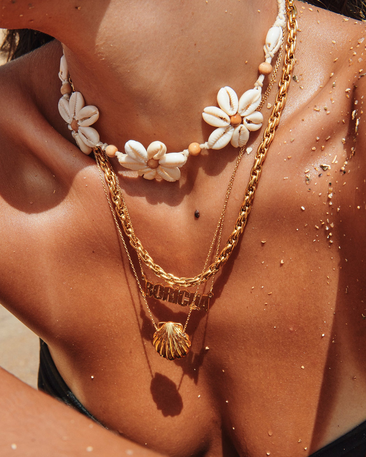 18K Plated Boricua Necklace