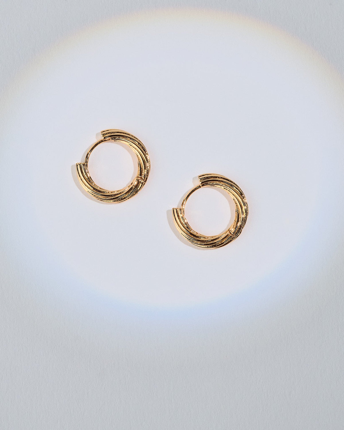18K Plated Rimwa Hoops
