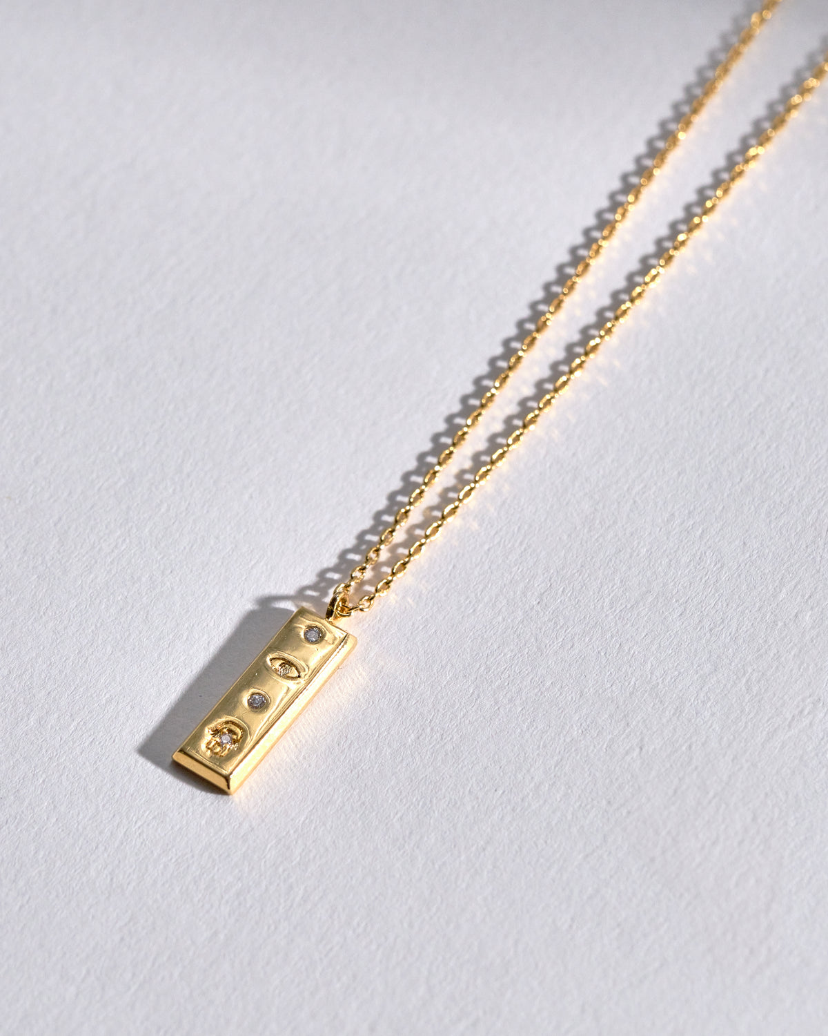 16K Plated Spiritual Stick Necklace