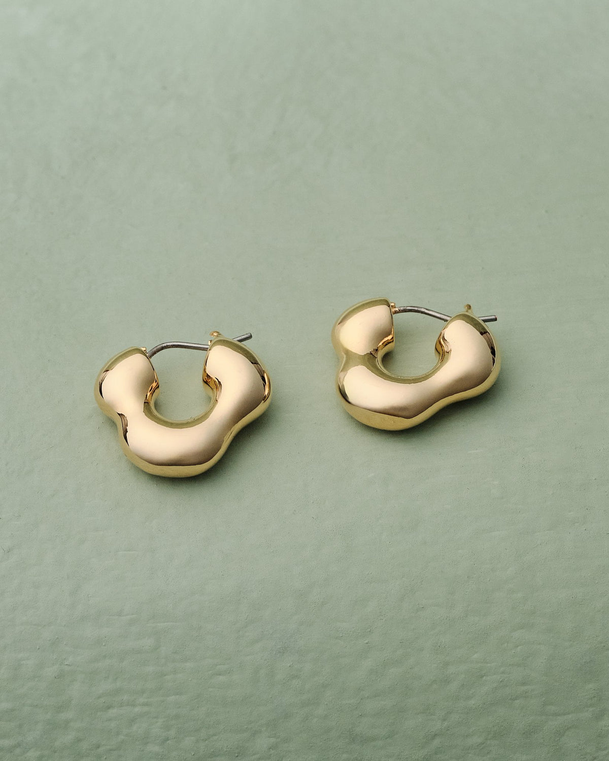 18K Plated Bubble Earrings