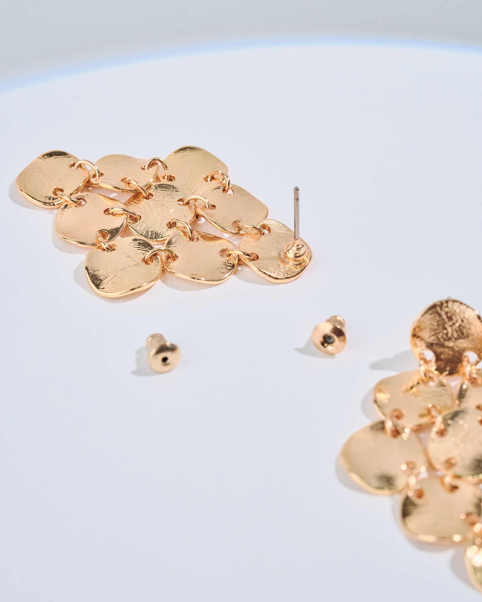 18K Plated Chainmail Earrings