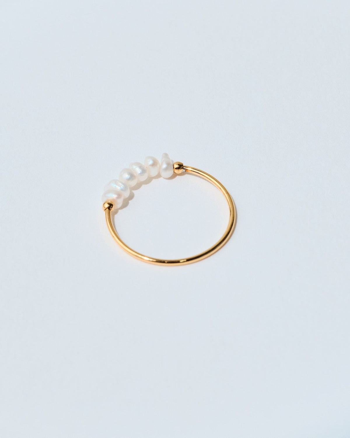 18K Plated Perlitas Ring