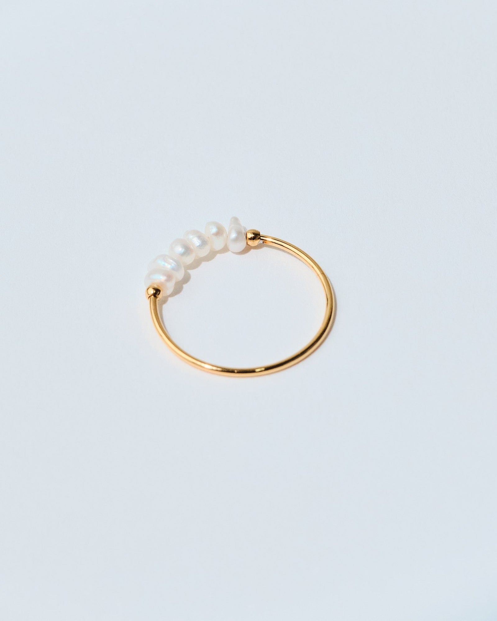 18K Plated Perlitas Ring