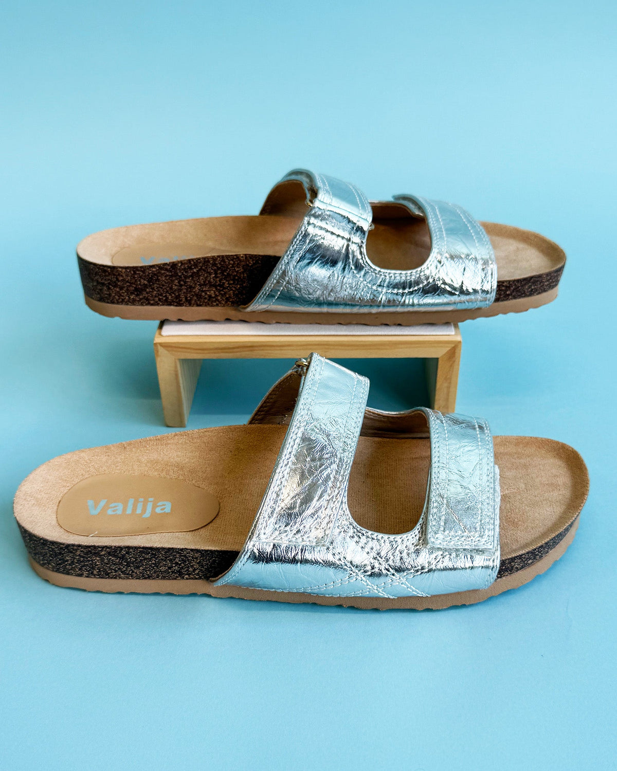 Tina Metallic Sandal