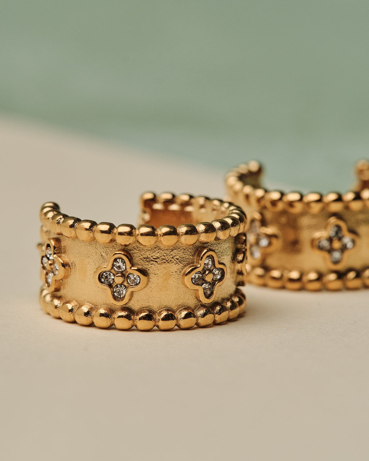 18K Plated Arniz Earrings
