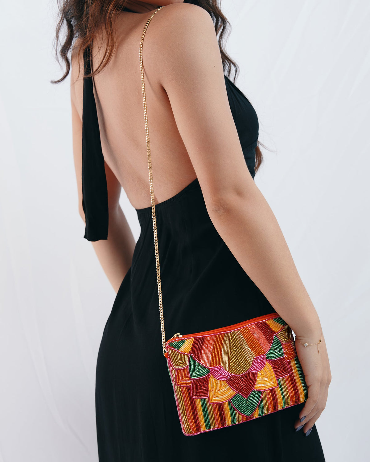 Tropical Beaded Purse