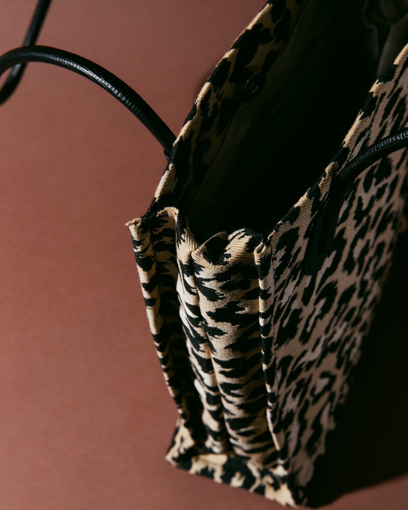 Leopard Stiff Purse