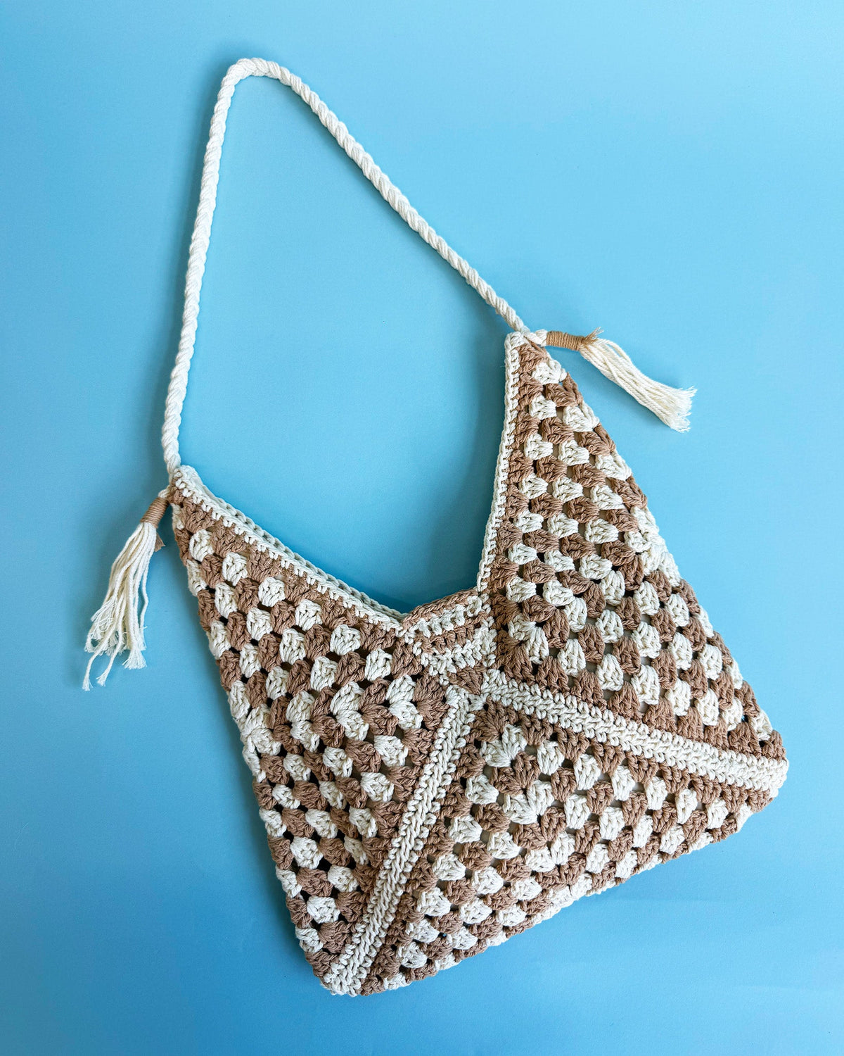 Crochet Contrast Purse