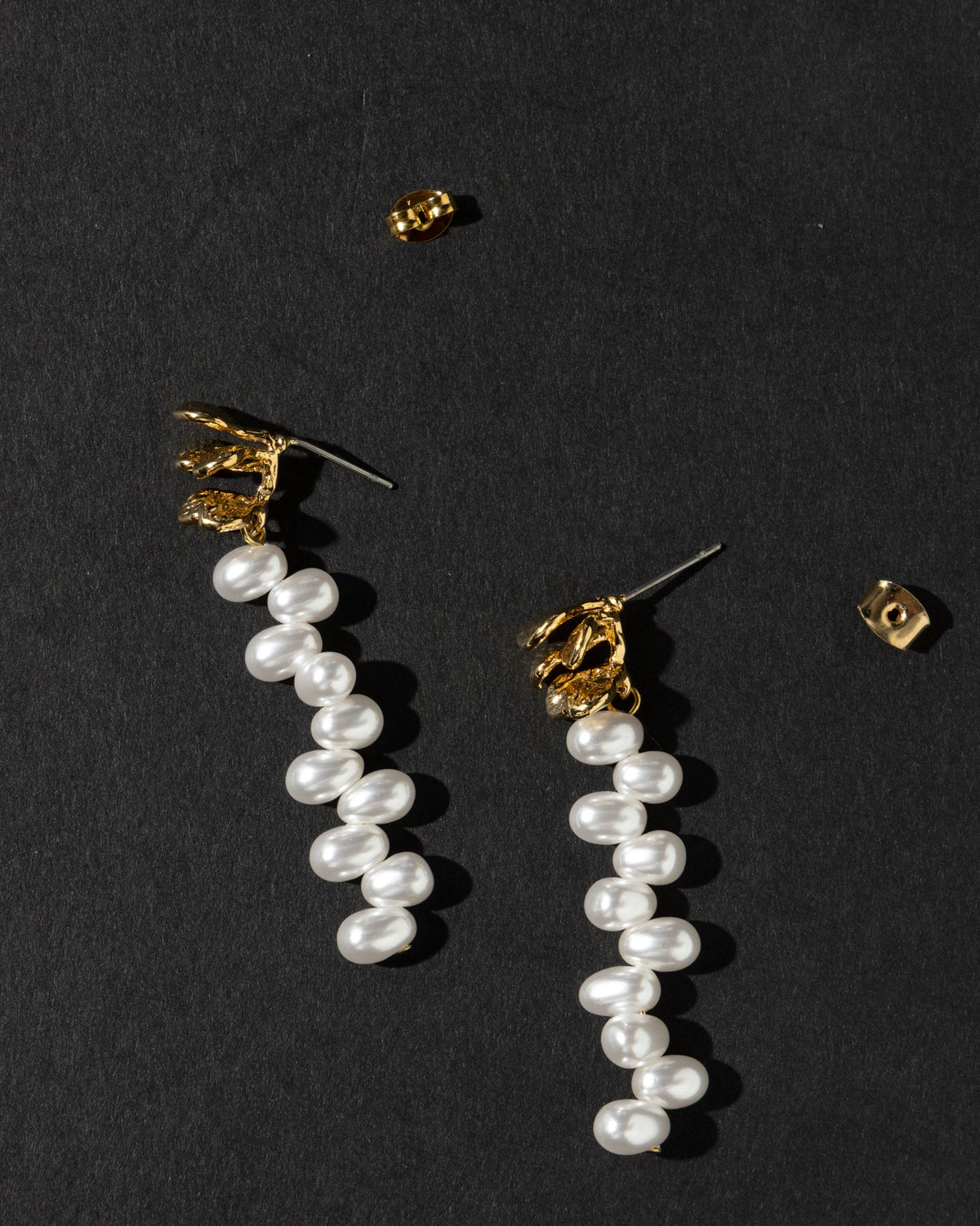 18K Plated Stacked Earrings