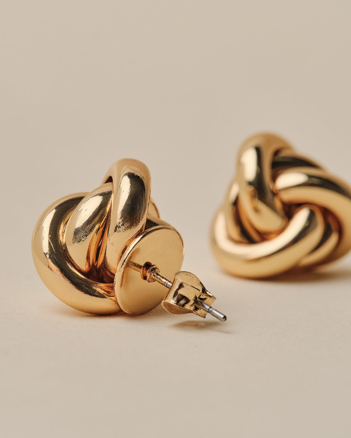 16K Plated Nudo Earrings
