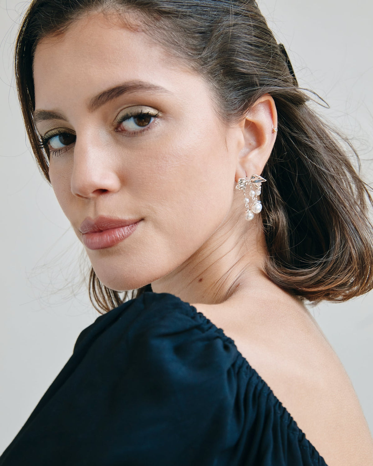 Pearly Coquette Earrings