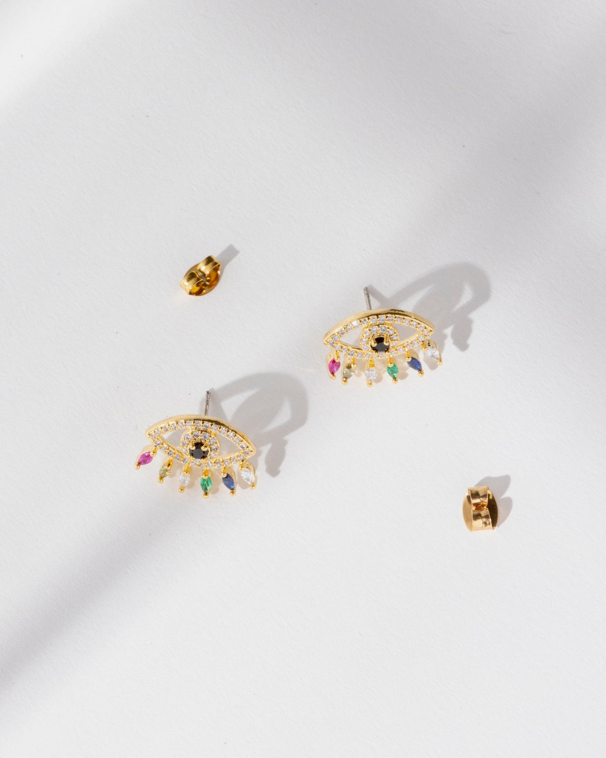 18K Plated See You Earrings