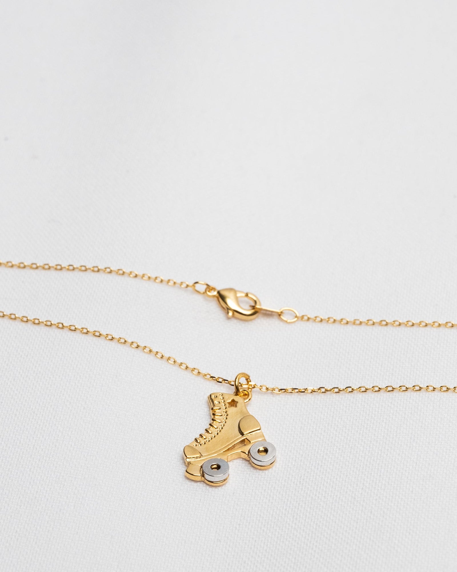 16K Plated Roller Necklace