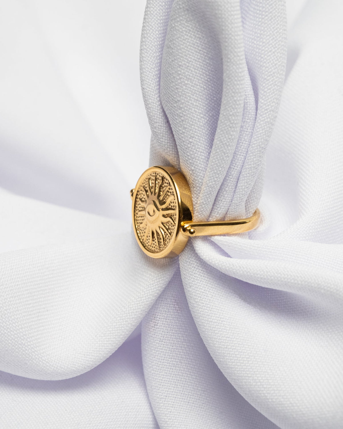 16K Plated Chloe Ring