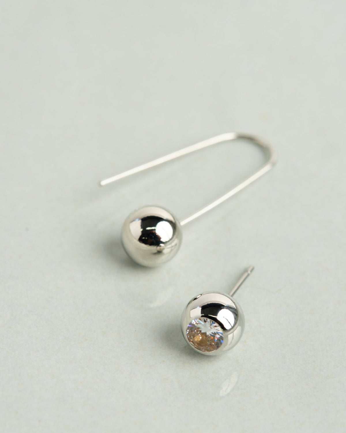 18K Plated Silver Different Earrings