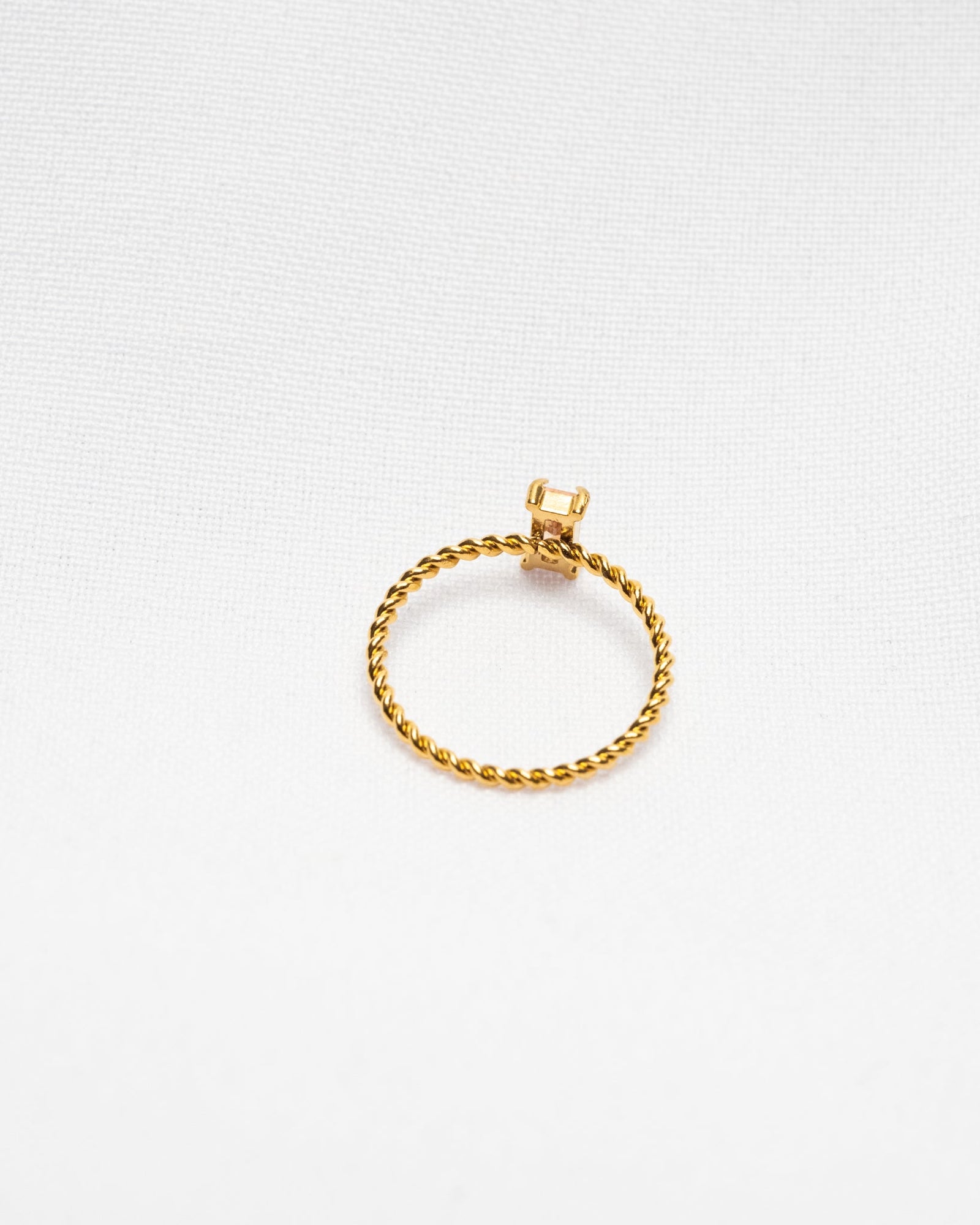 18K Plated Ley Ring