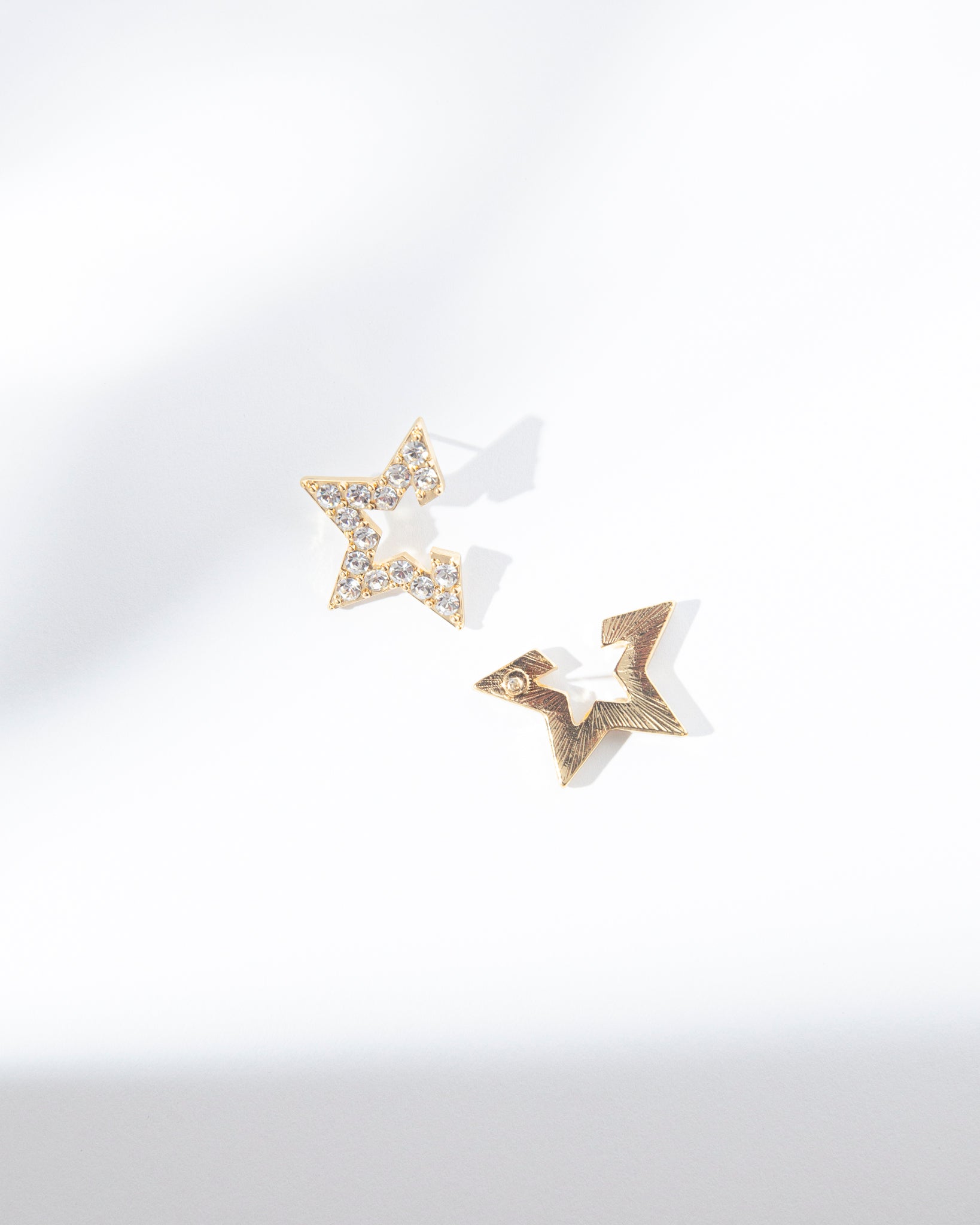 18K Plated Star Earrings