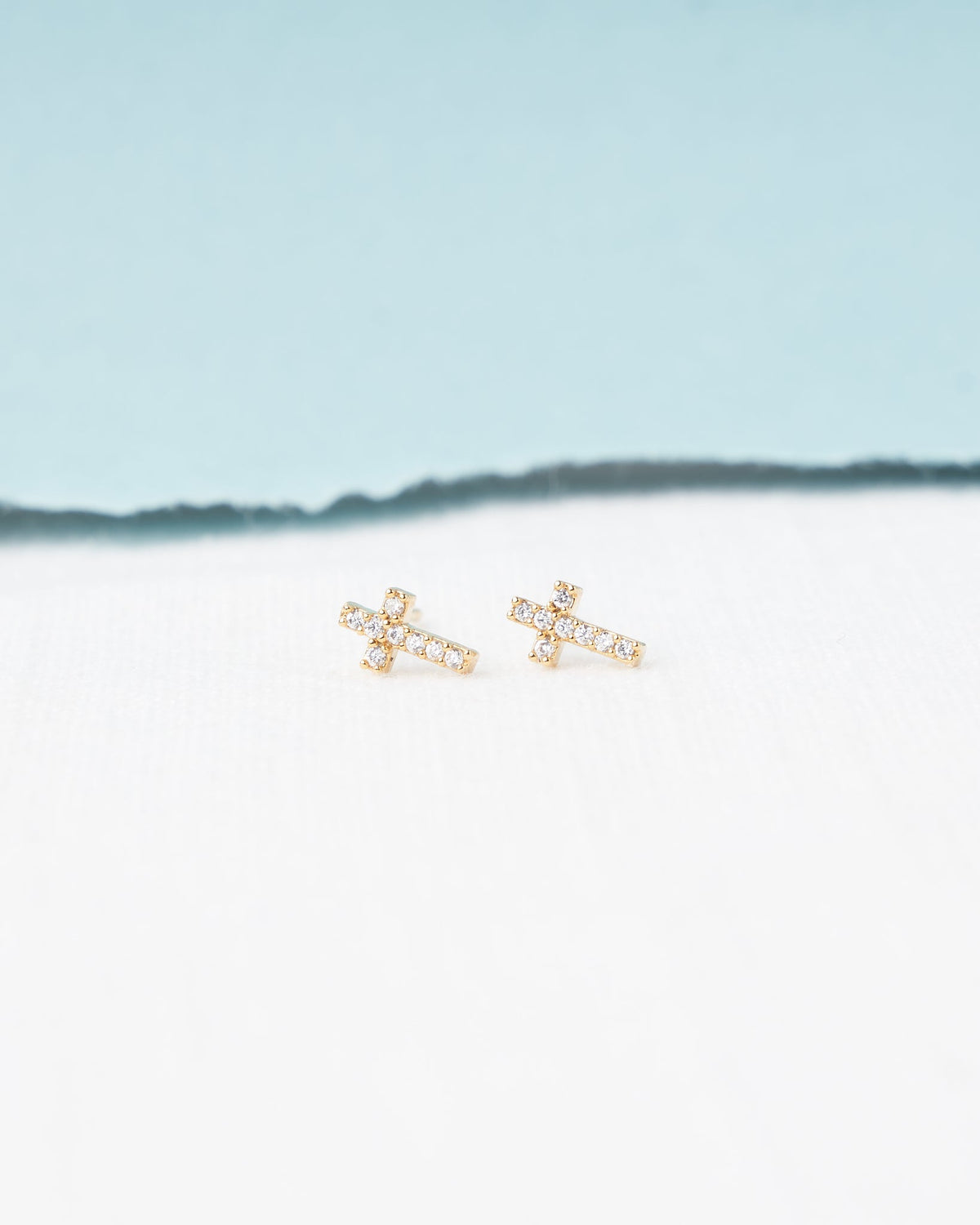La Cruz Stud Earrings