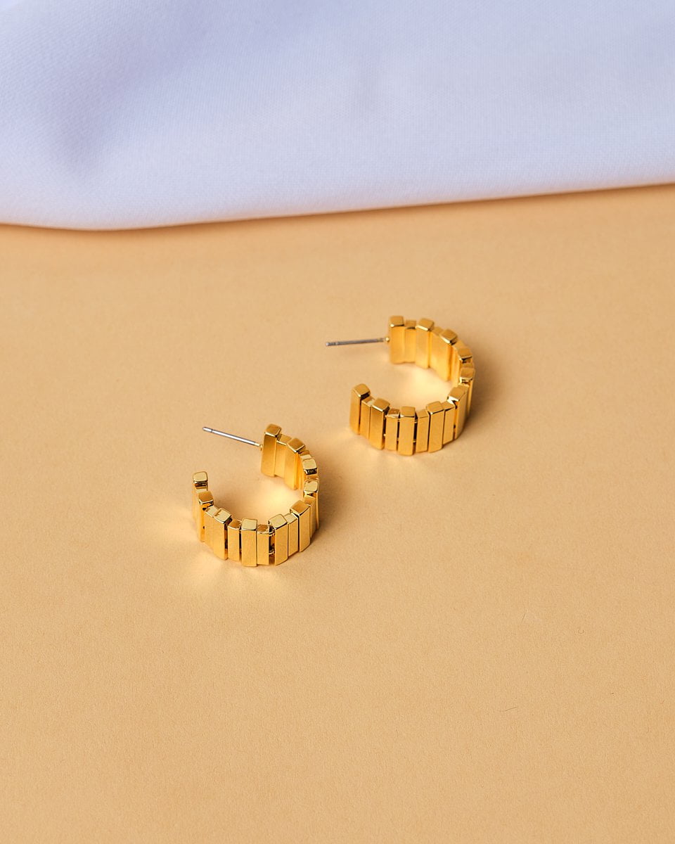 18K Plated Ferrum Earrings