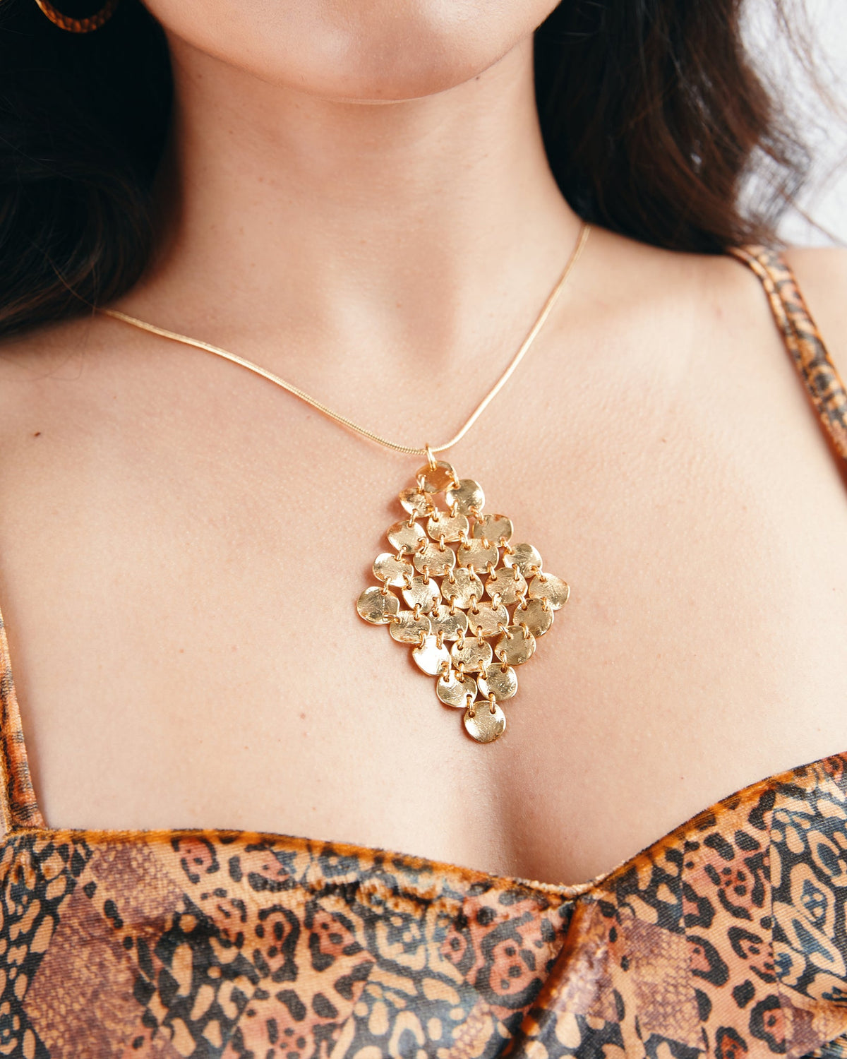 18K Plated Chainmail Necklace